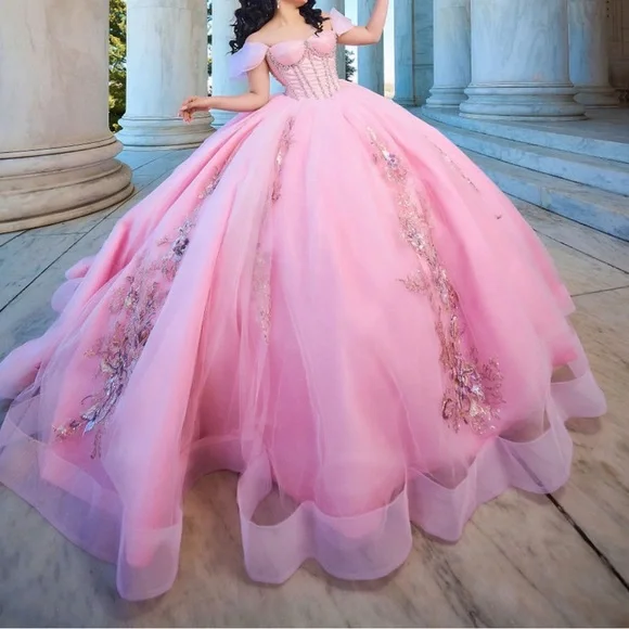 RAGAZZA Pink Ball Gown Dress Quinceanera - Picture 6 of 10
